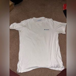 Columbia white t shirt size small